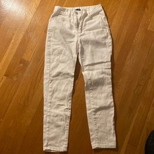 White jeans from Shein, size 25